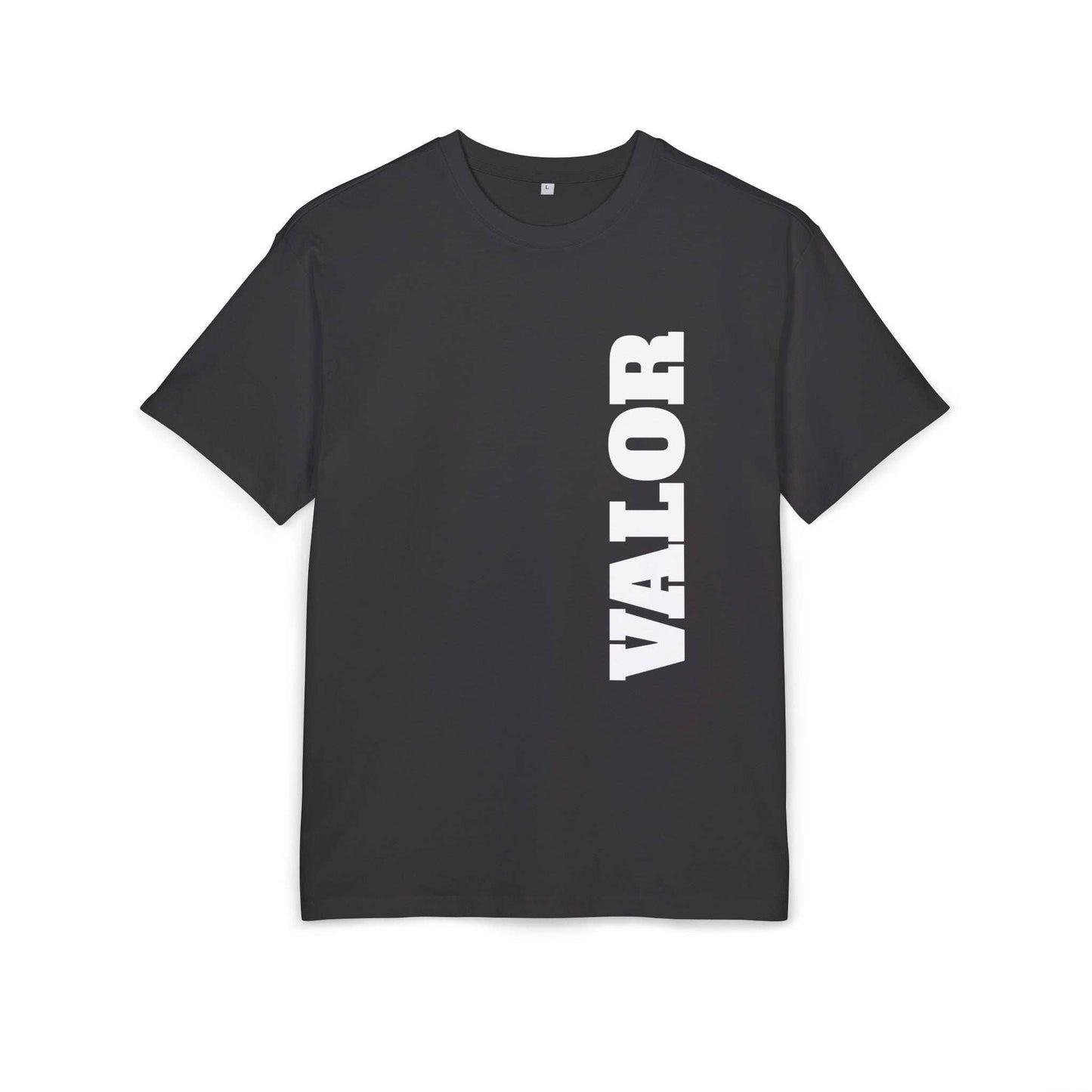Tee shirt Oversize VALOR – Ascension noir de face