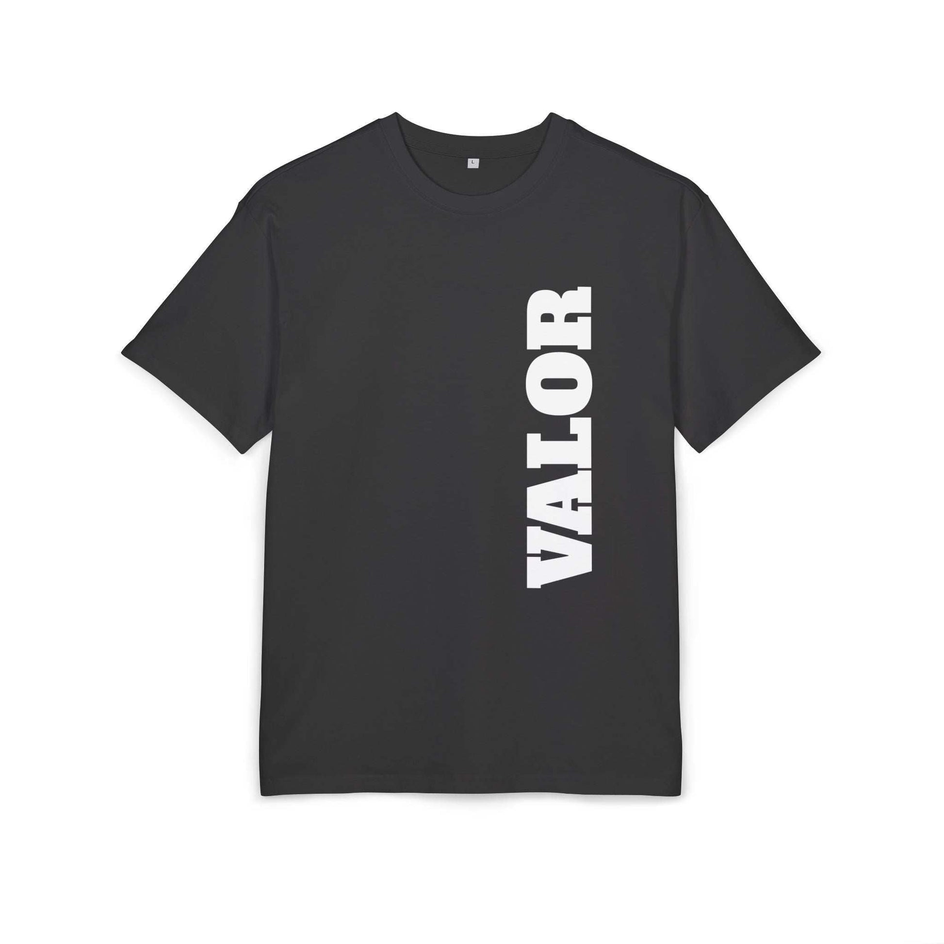 Tee shirt Oversize VALOR – Ascension noir de face