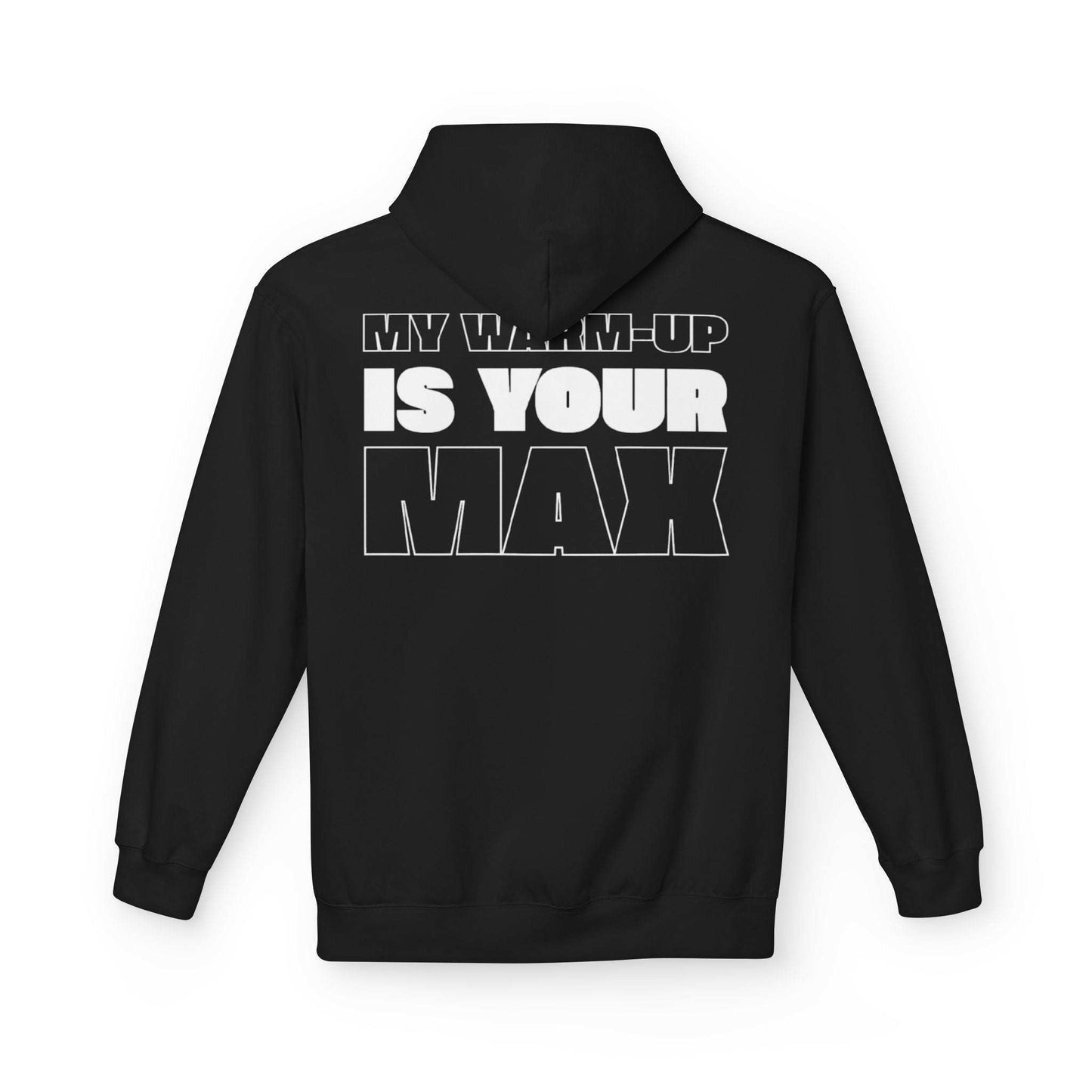 Pull noir VALOR – Warm-Up Max vu de dos