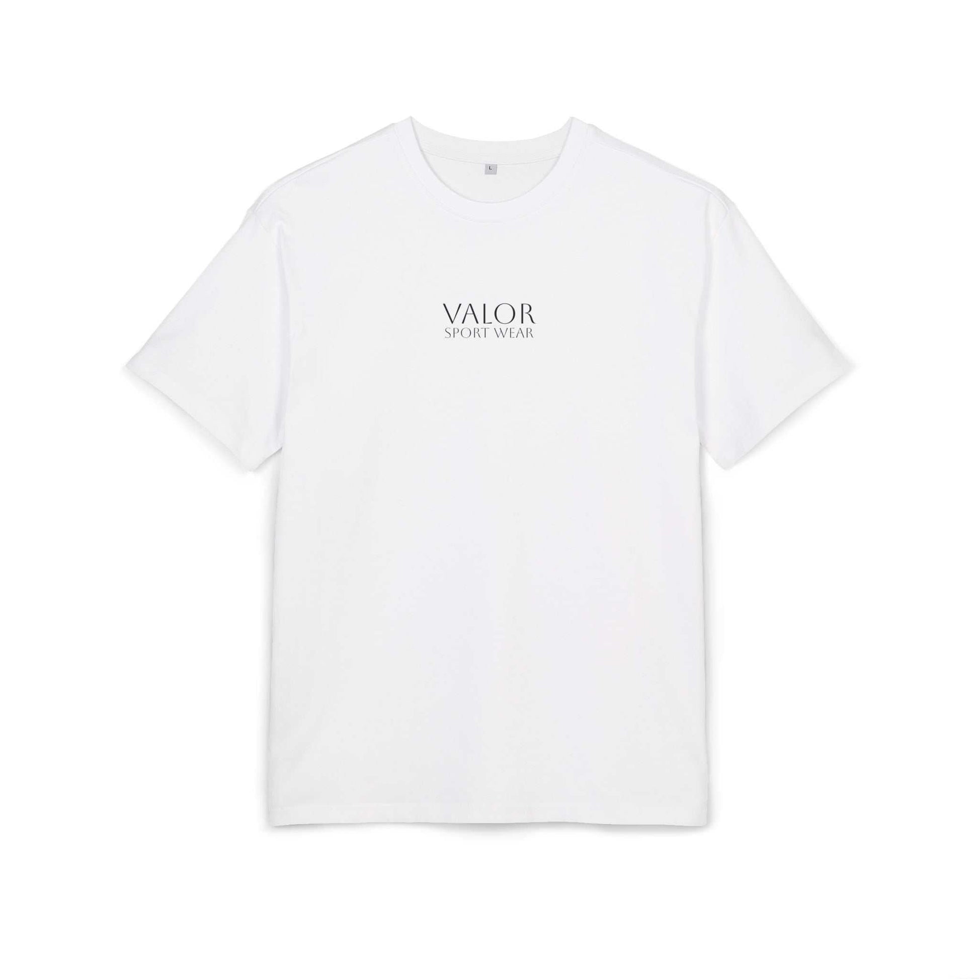 Tee shirt oversize VALOR – Dualité blanc de face