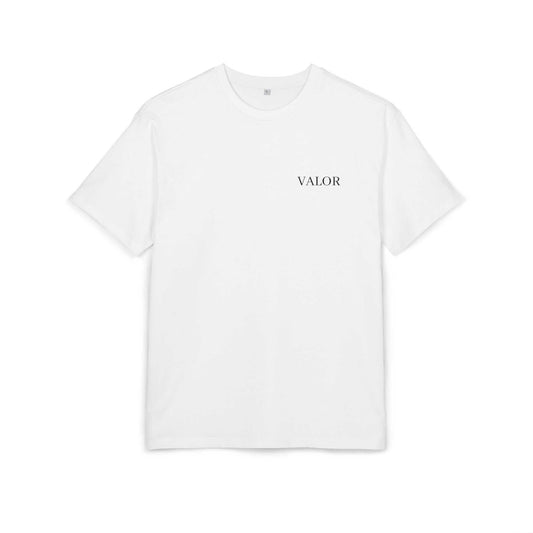 Tee shirt oversize VALOR - Fighting Spirit blanc