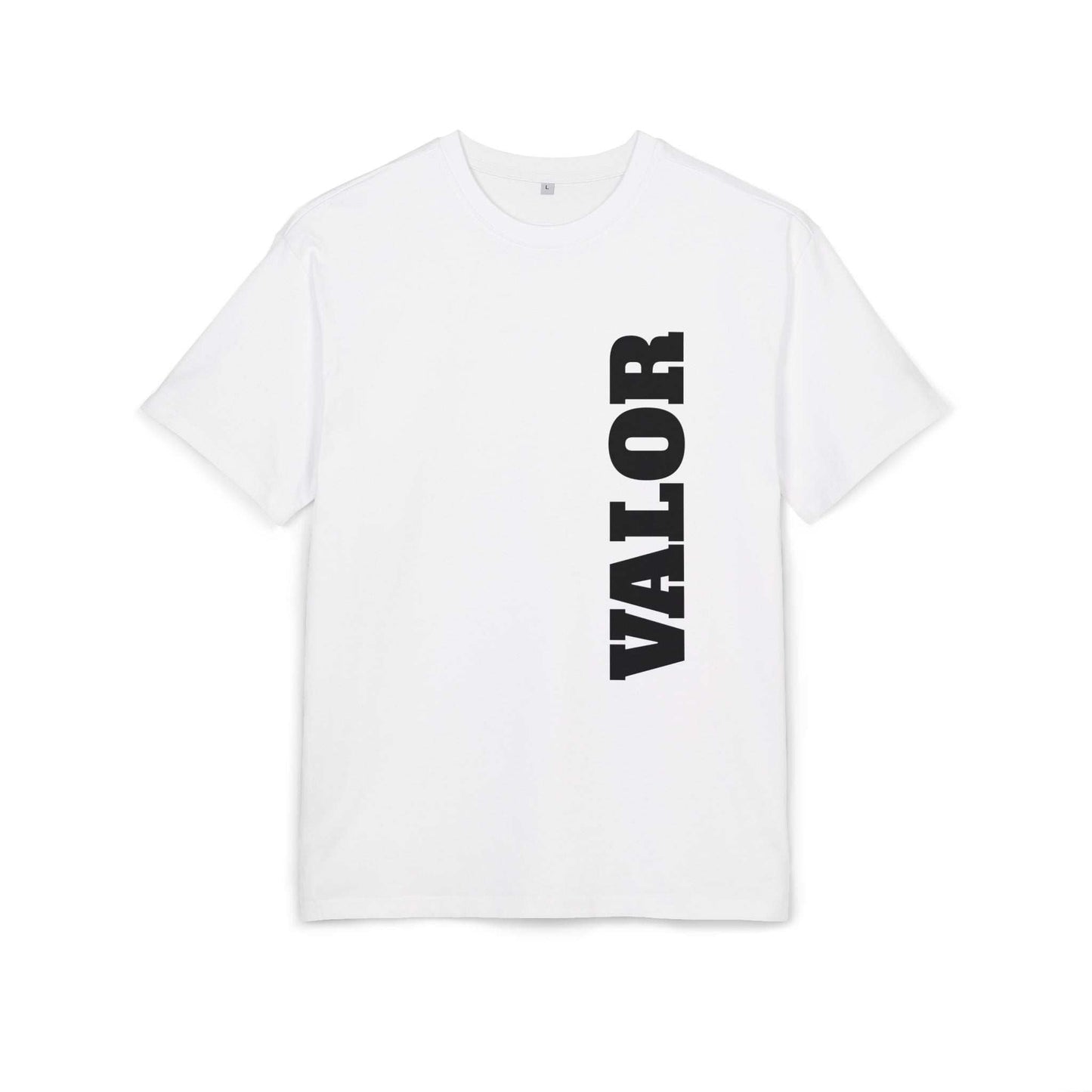 Tee shirt Oversize VALOR – Ascension blanc de face