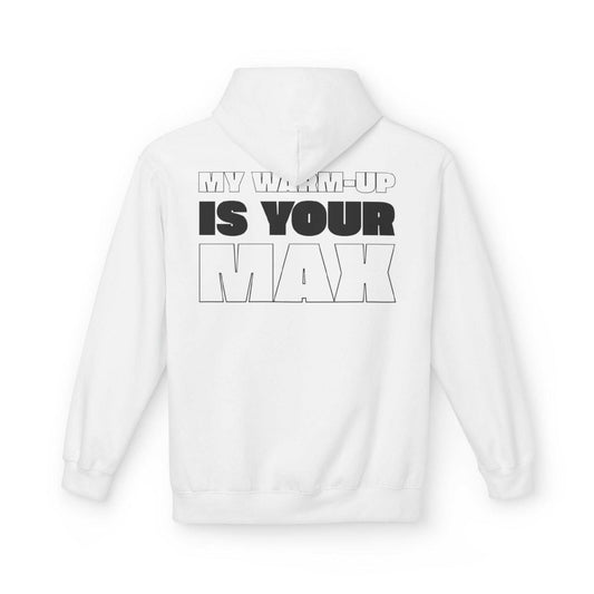 Pull blanc VALOR – Warm-Up Max vu de dos