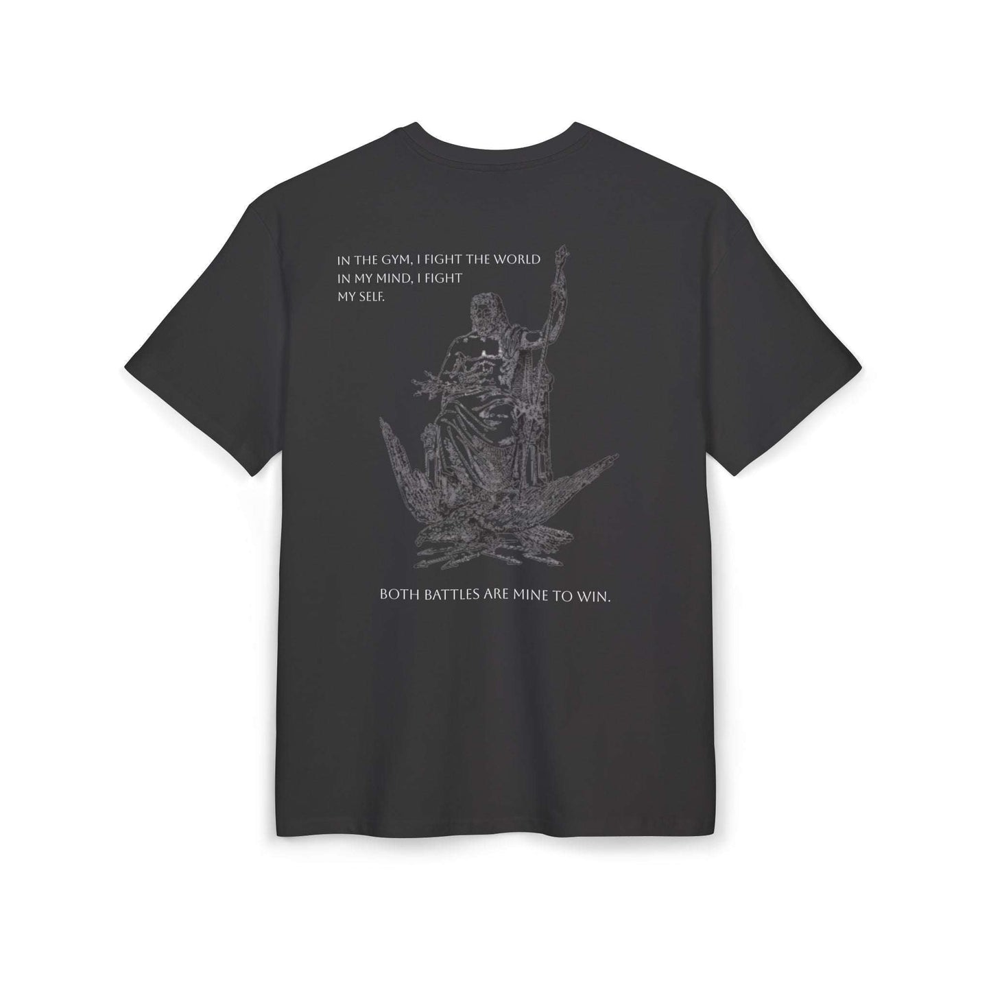 Tee shirt oversize VALOR – Dualité noir de dos