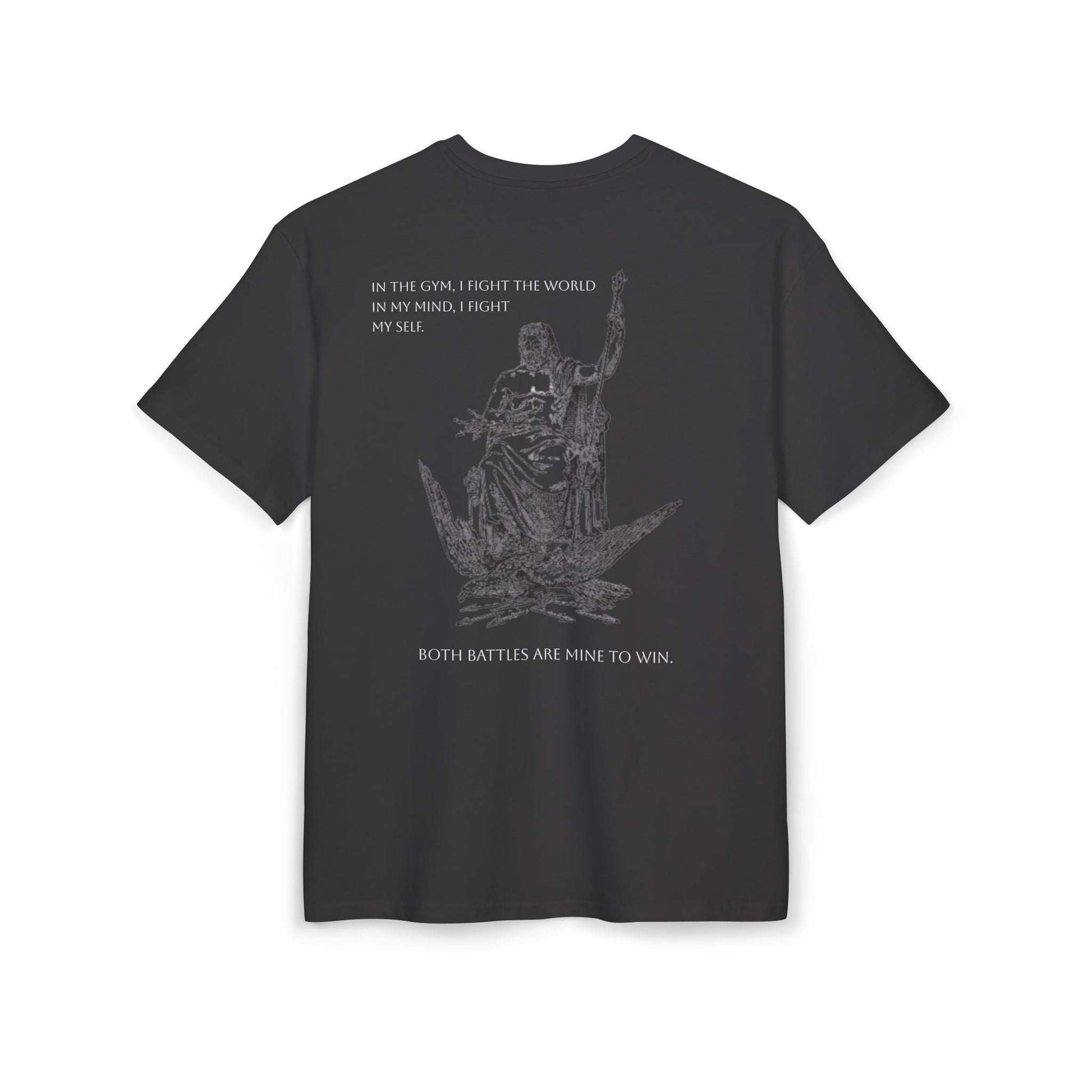 Tee shirt oversize VALOR – Dualité noir de dos