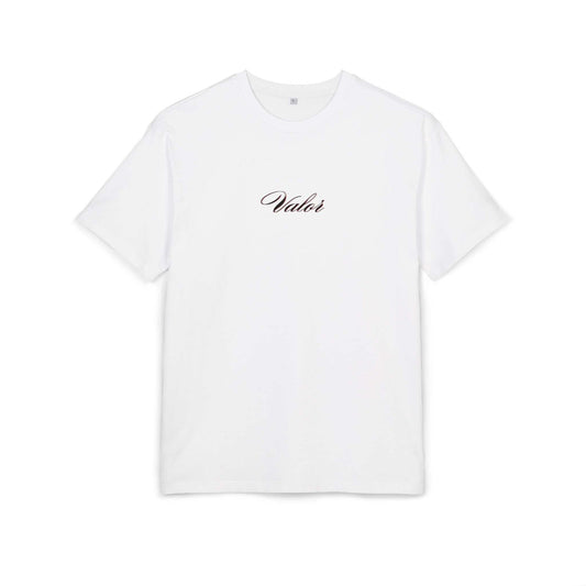 tee shirt oversize VALOR – Héritage blanc de face