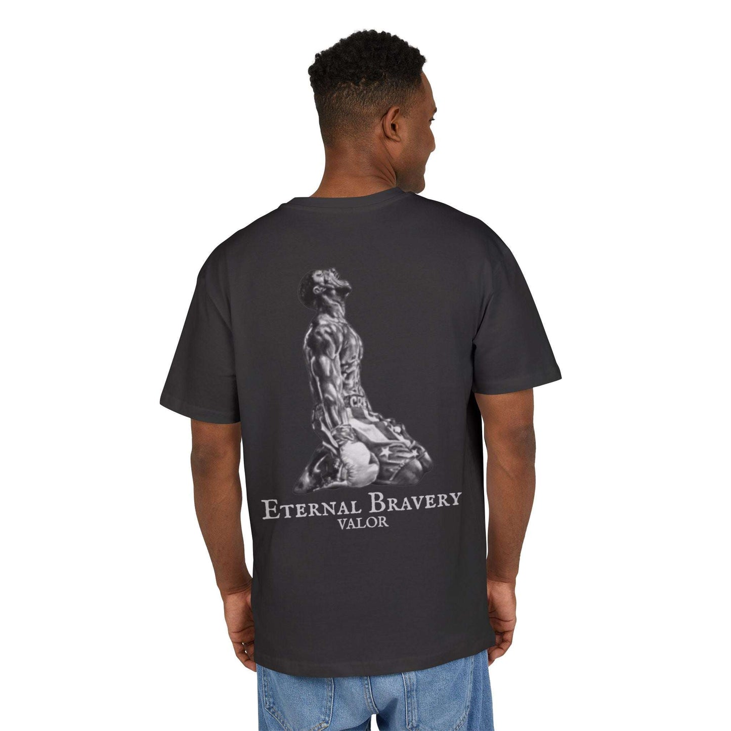 Tee shirt oversize VALOR – Warrior’s Soul noir