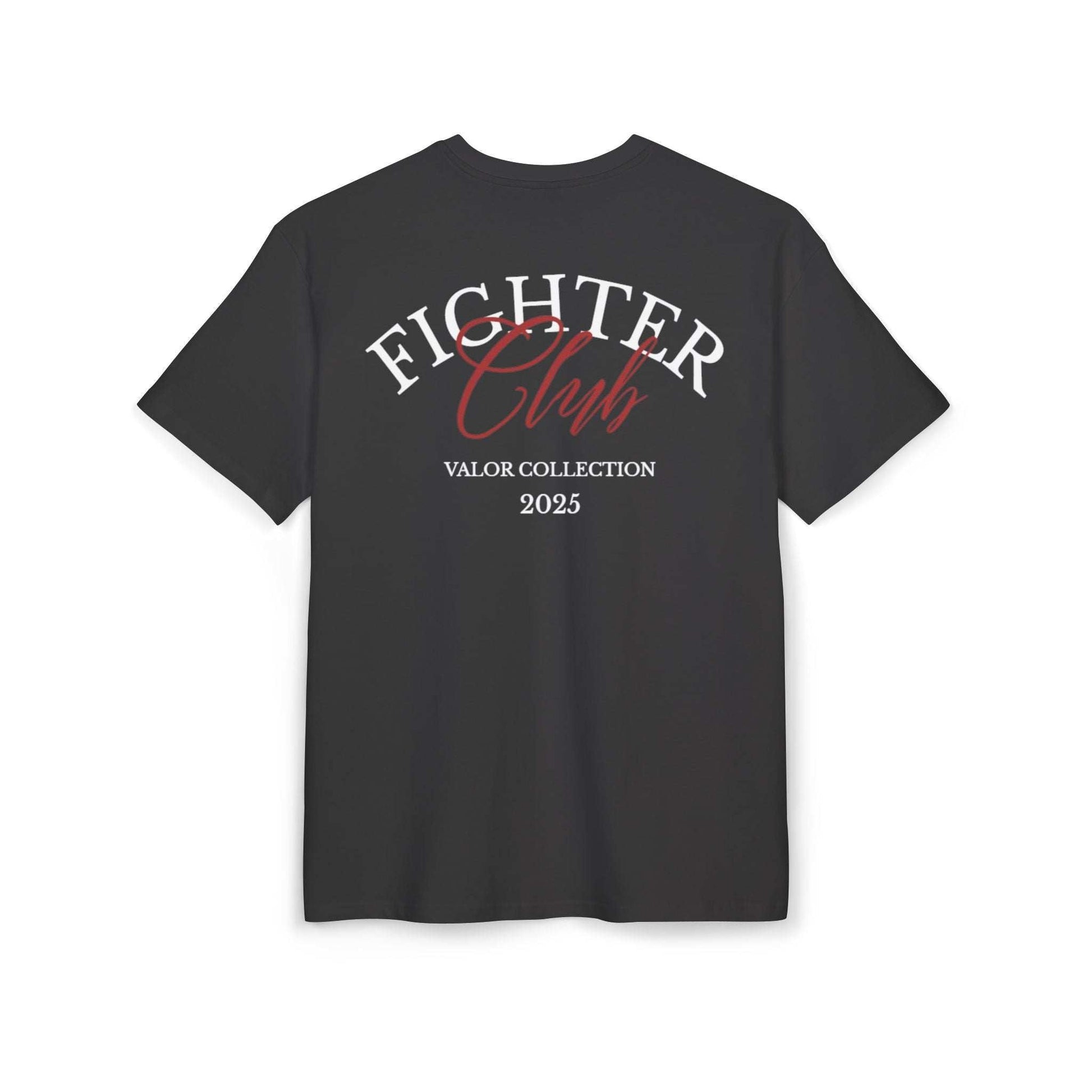 Tee shirt oversize VALOR - Fighter Club noir de dos