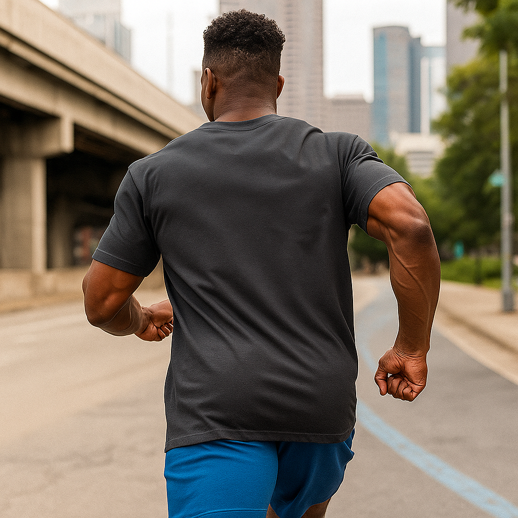 Tee shirt oversize VALOR – Monolithe noir