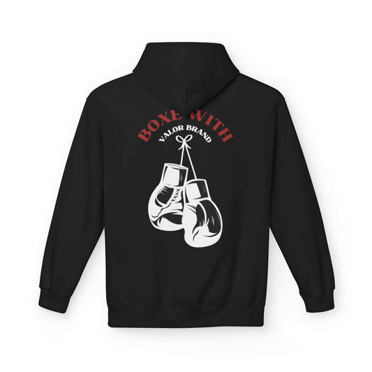 Pull a capuche VALOR – Boxing Spirit noir de dos