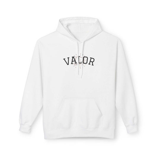 Pull a capuche VALOR – Essential Drop blanc de face