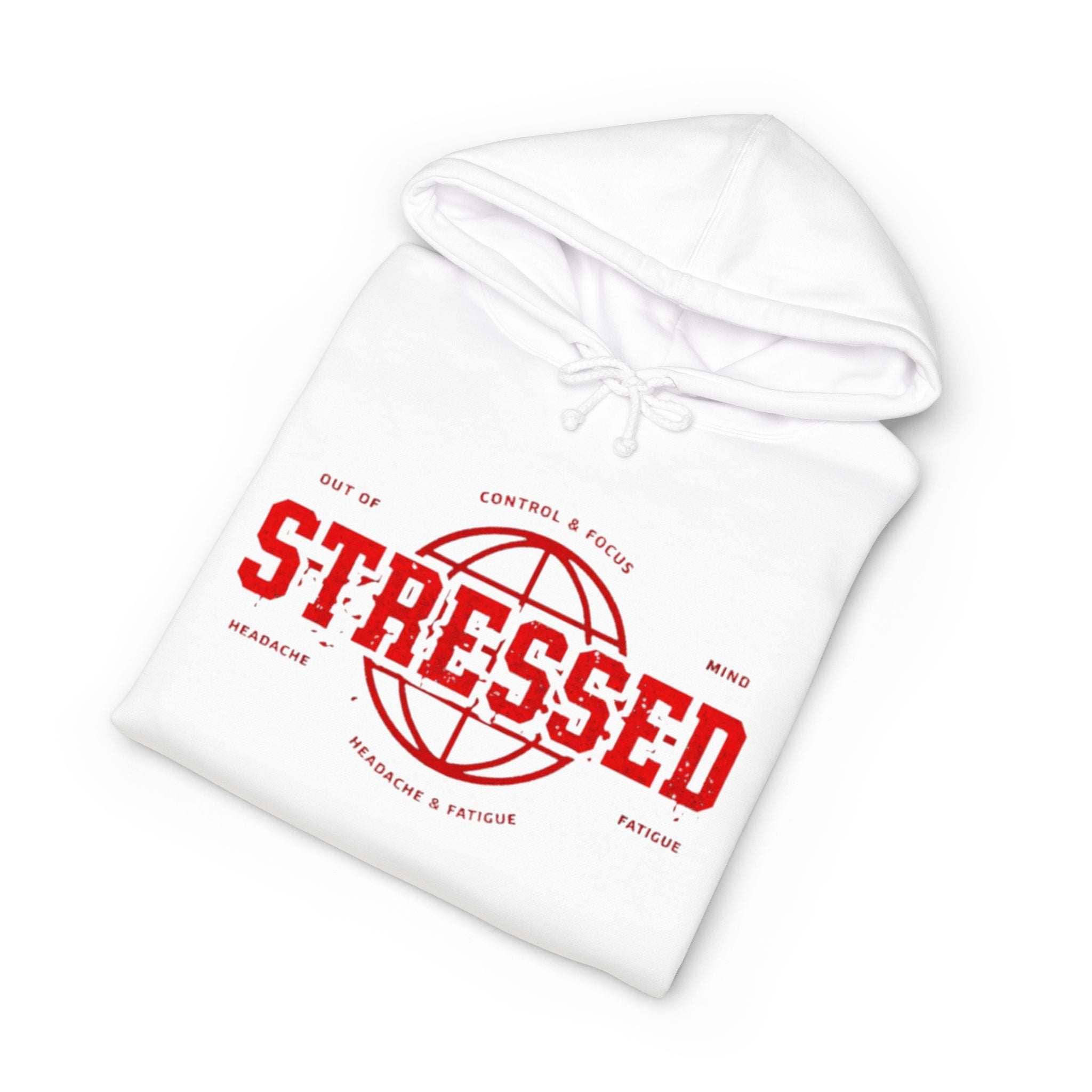 hoodie musculation VALOR "Out of Stressed" pour homme symbolisant contrôle et concentration sous pression dans fitness et sports de combat