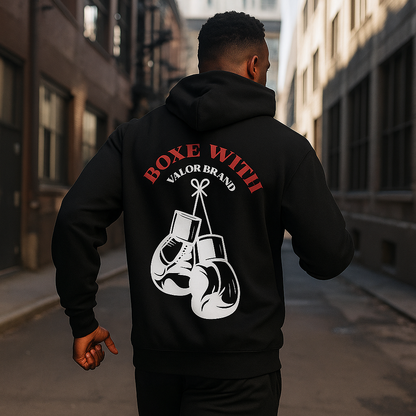 Pull a capuche VALOR – Boxing Spirit noir 
