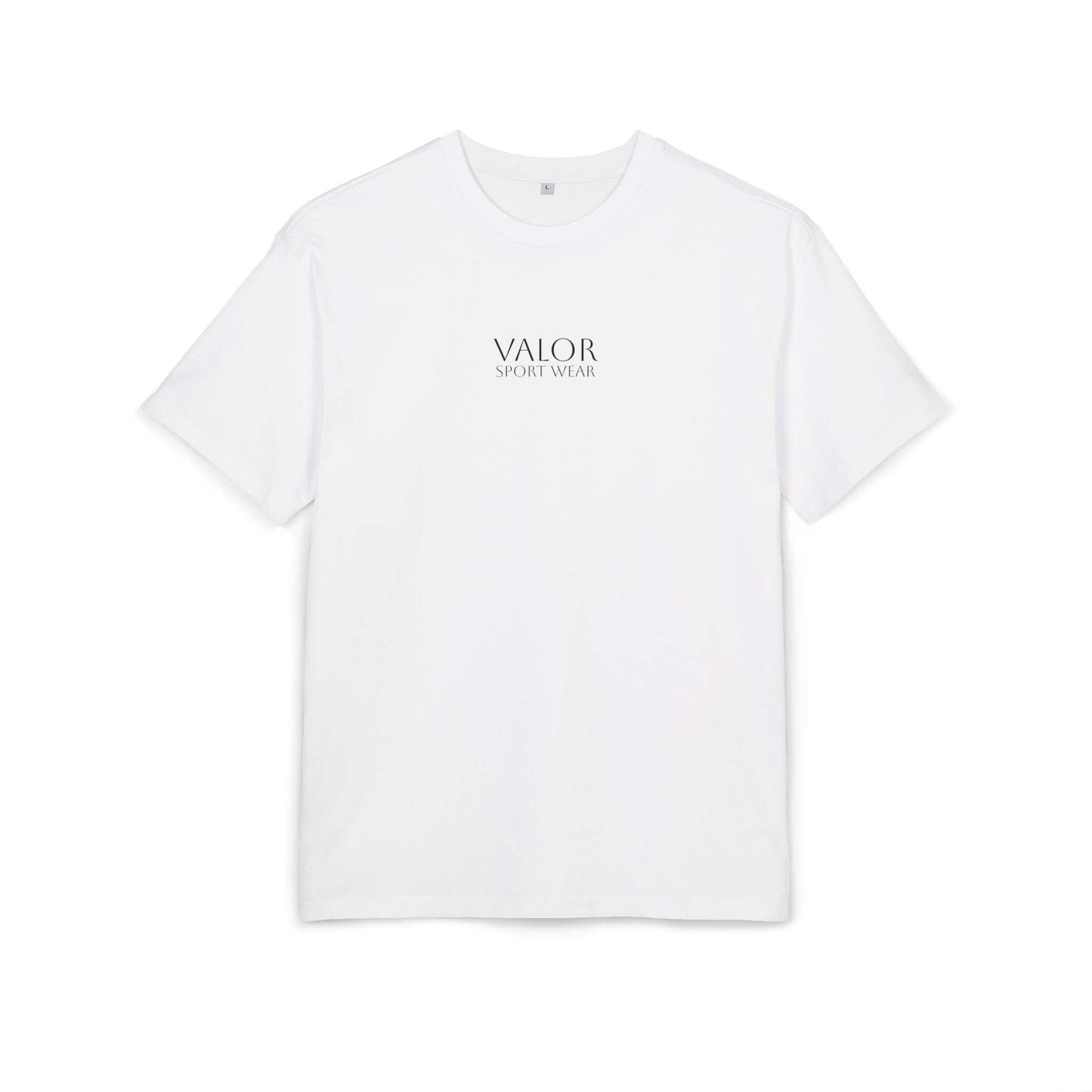 Tee shirt oversize VALOR – Dualité blanc de face