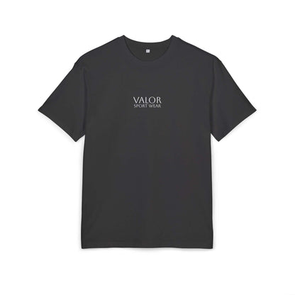 Tee shirt oversize VALOR – Dualité noir de face