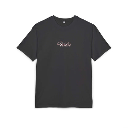 tee shirt oversize VALOR – Héritage noir de face