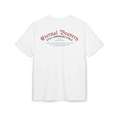 Tee shirt oversize VALOR – Invictus blanc de dos