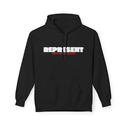 hoodies VALOR – Represent noir a capuche de face