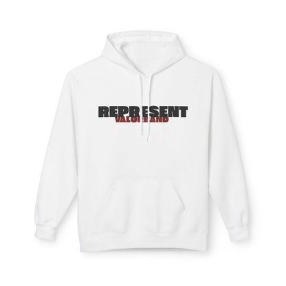 hoodies VALOR – Represent blanc a capuche de face