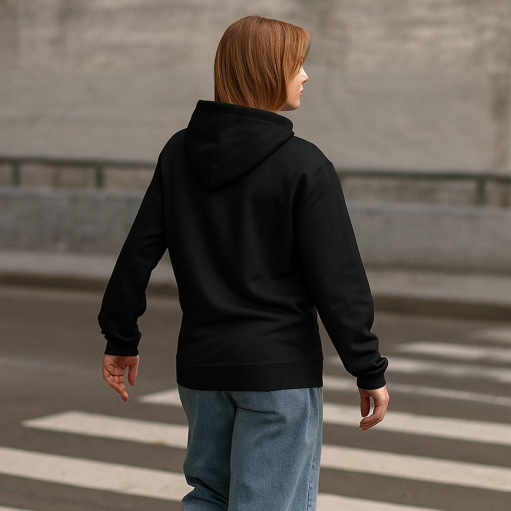 Pull a capuche VALOR – Essential Drop noir