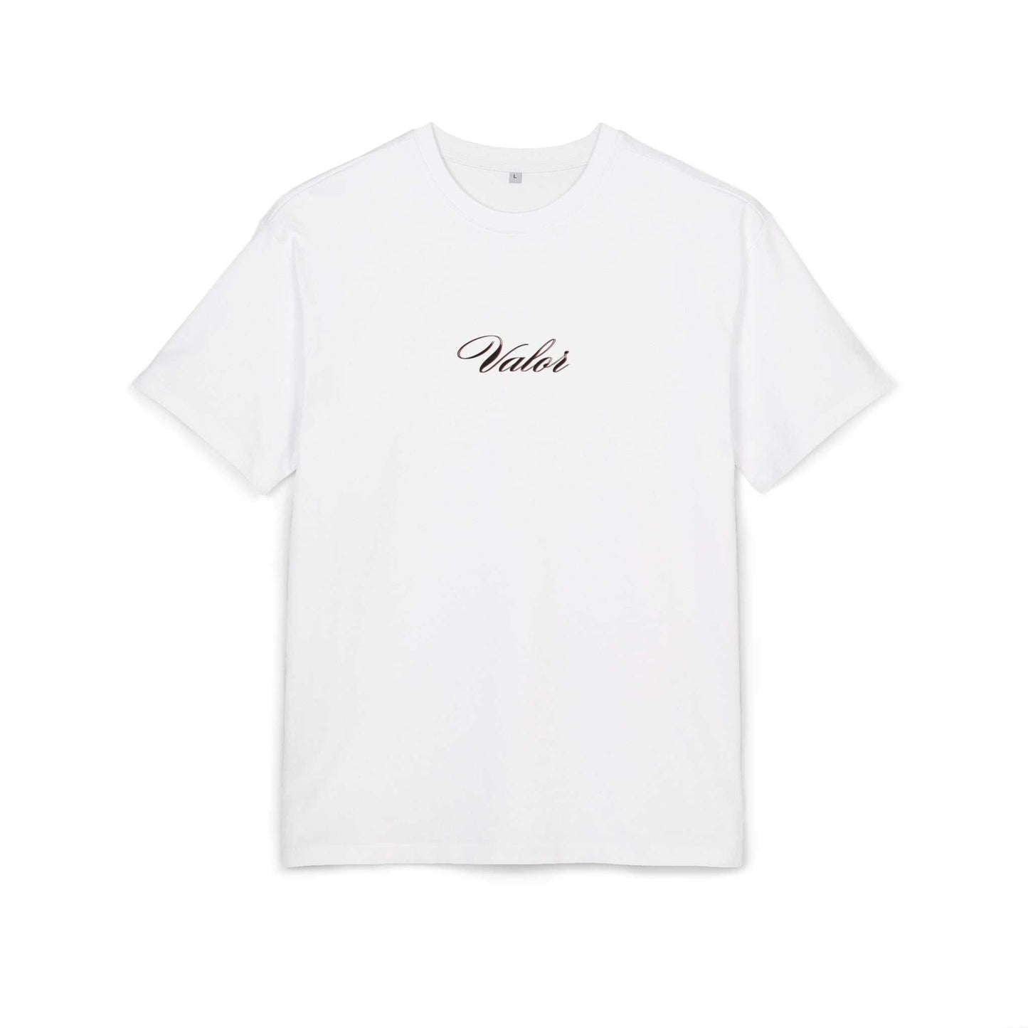 tee shirt oversize VALOR – Héritage blanc de face