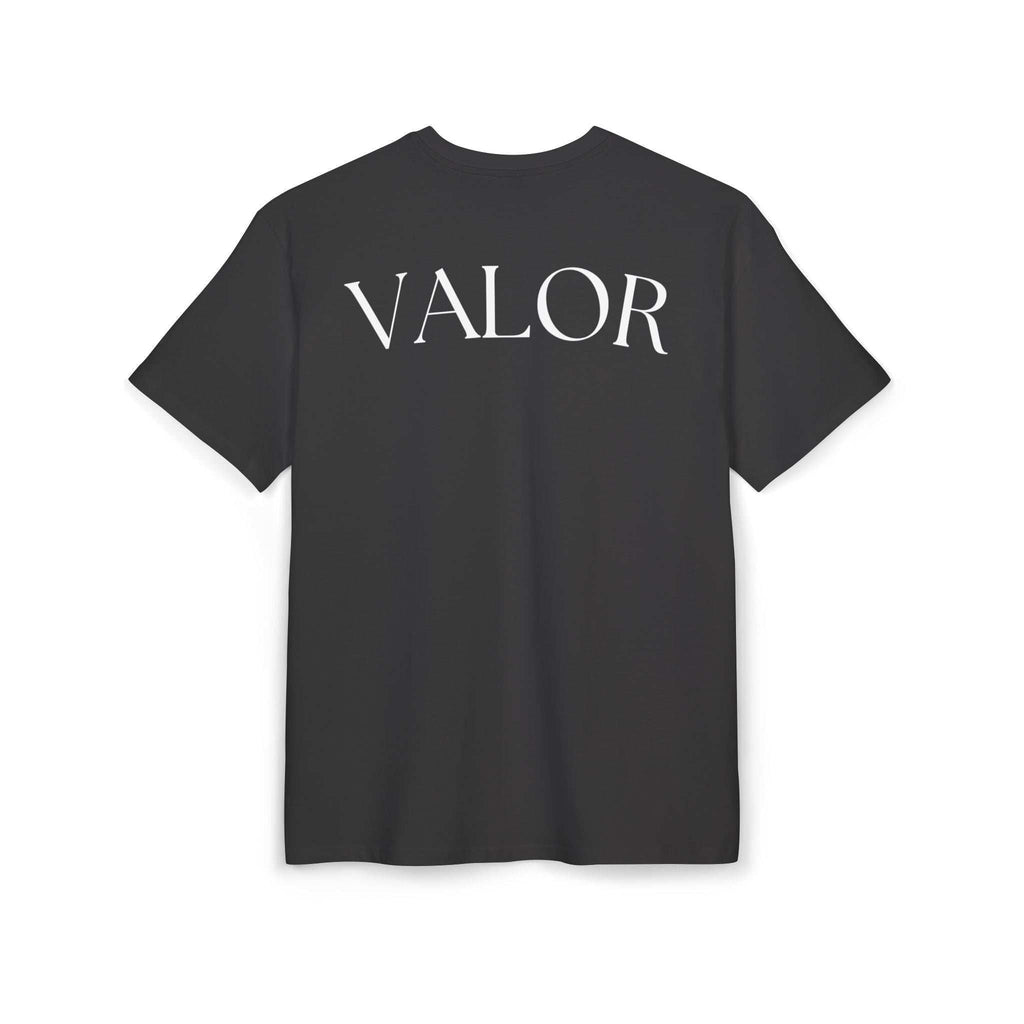 Tee shirt oversize musculation VALOR "Gratitude Overflow" inspiré du fitness et sports de combat.
