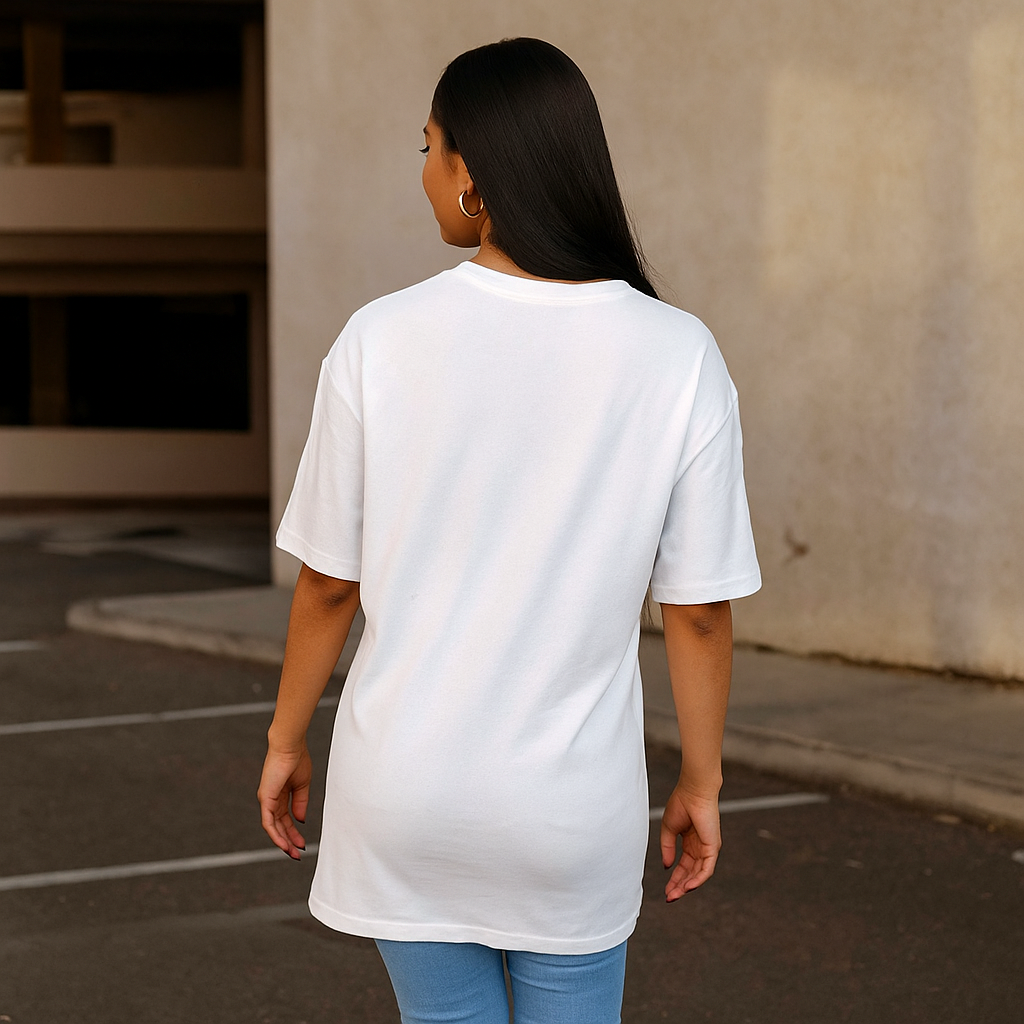 Tee shirt oversize VALOR – Monolithe blanc