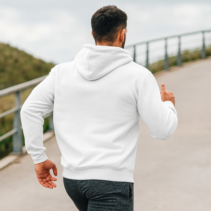 Pull a capuche VALOR – Essential Drop blanc