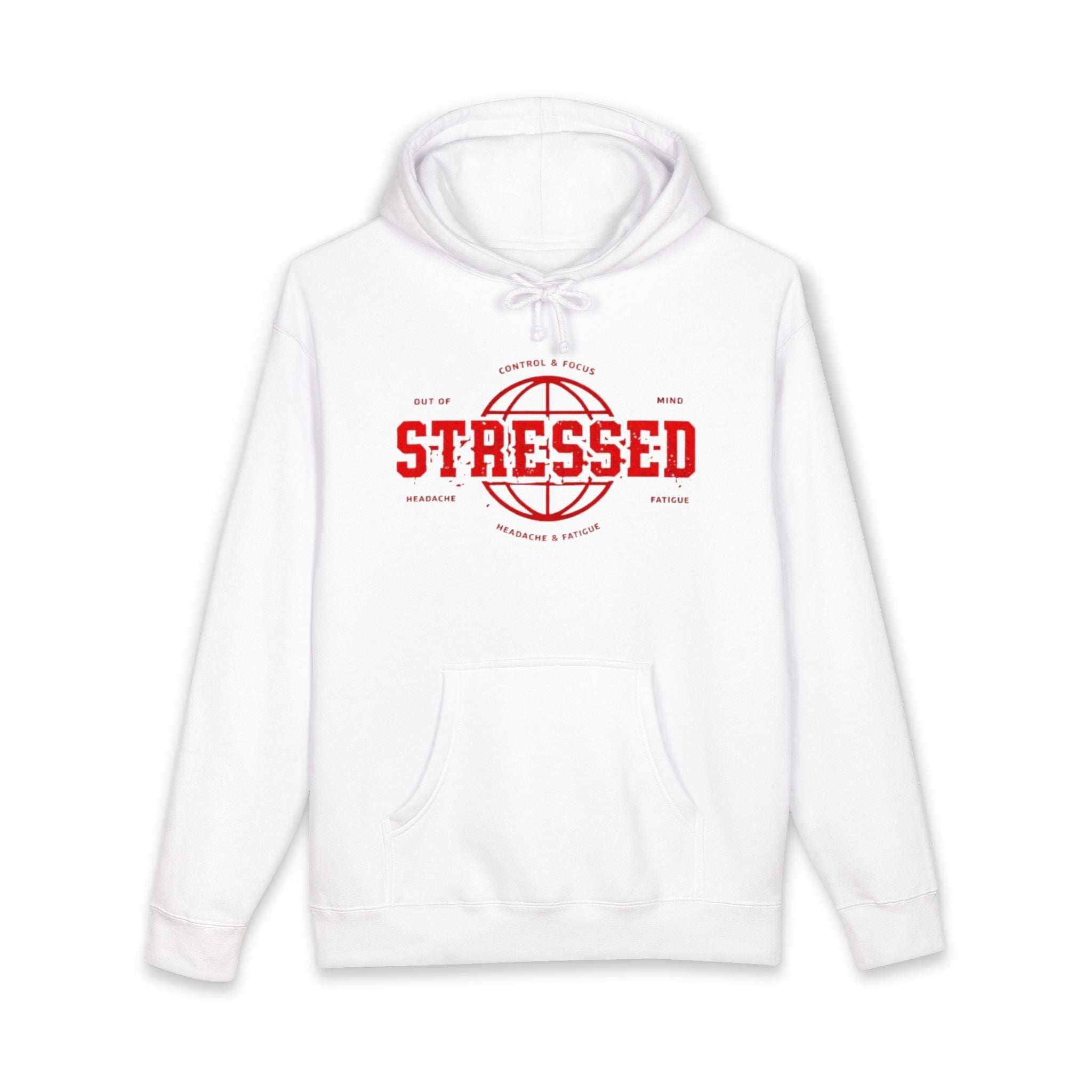 hoodie musculation VALOR "Out of Stressed" pour homme symbolisant contrôle et concentration sous pression dans fitness et sports de combat