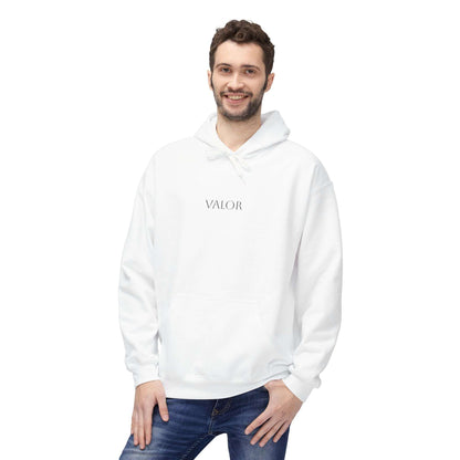 Hoodie VALOR minimaliste porté par un athlète