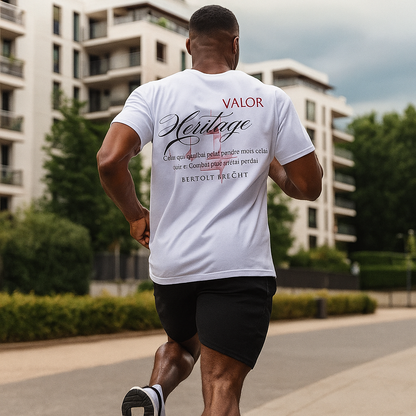 tee shirt oversize VALOR – Héritage blanc