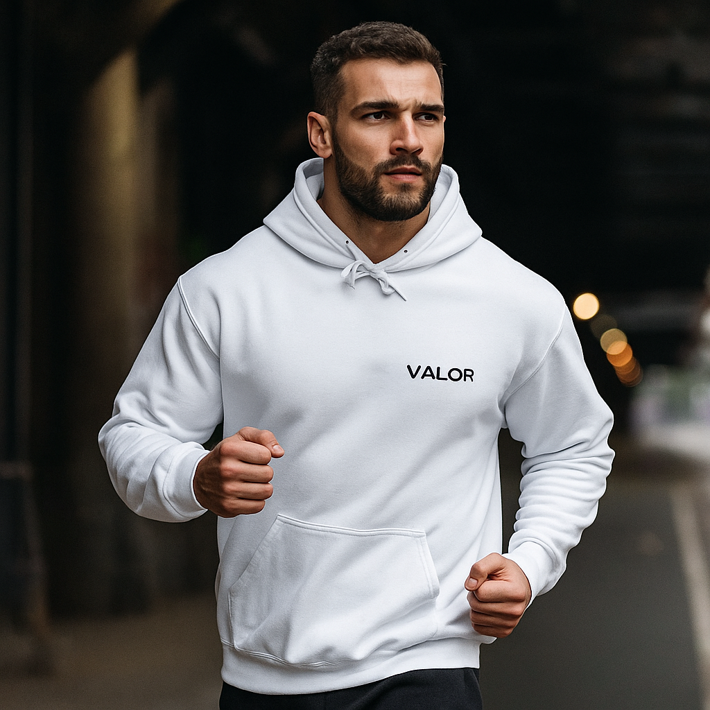 VALOR – Runic Circle pull blanc