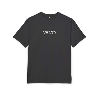 Tee shirt oversize noir VALOR – Pour les Athlètes de face