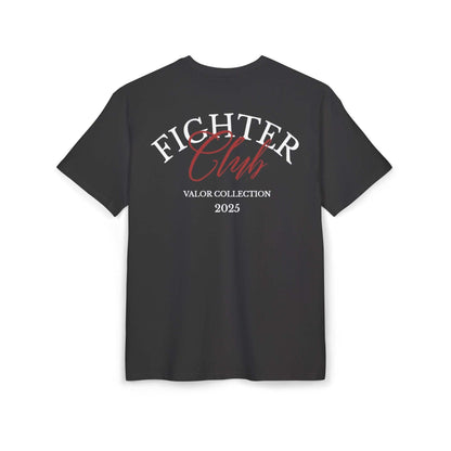 Tee shirt oversize VALOR - Fighter Club noir de dos