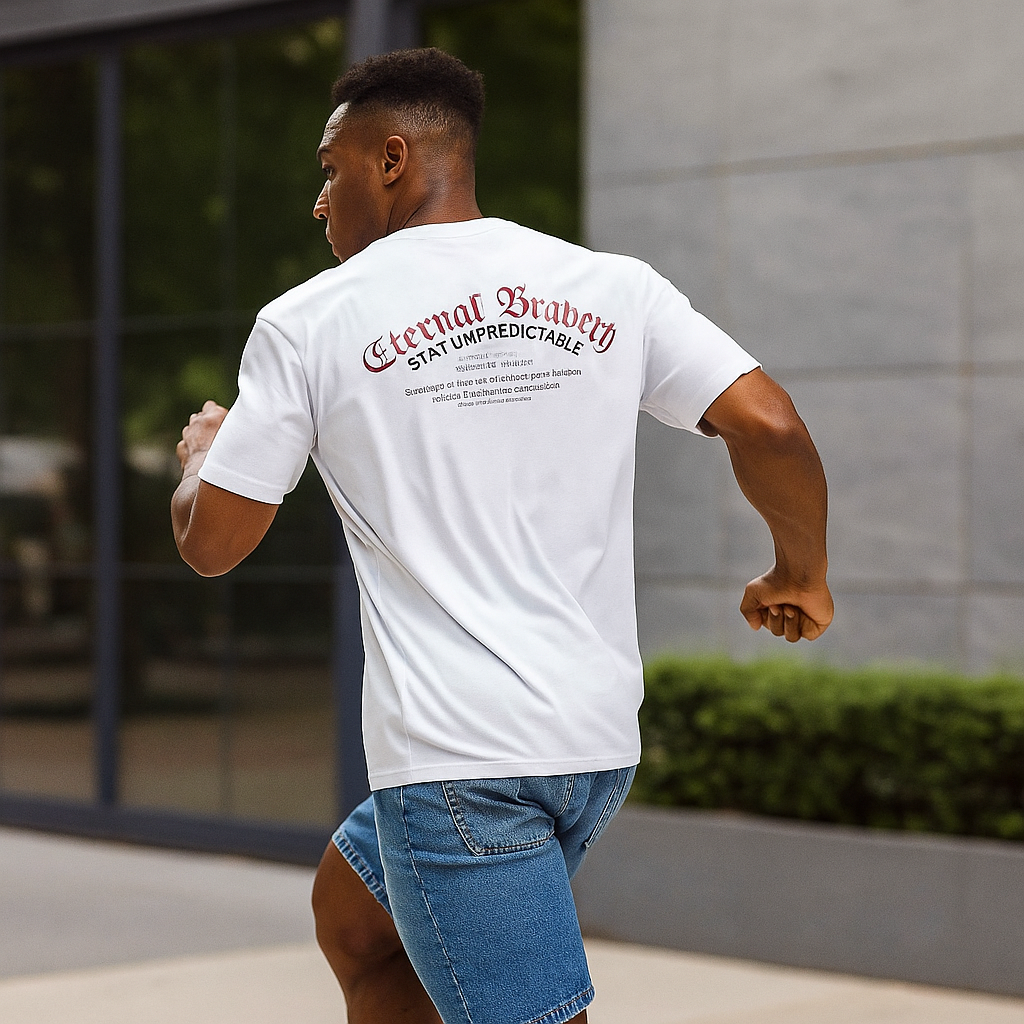 VALOR – Invictus tee shirt oversize blanc