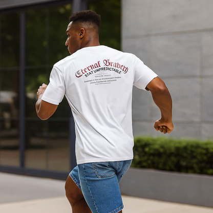 VALOR – Invictus tee shirt oversize blanc