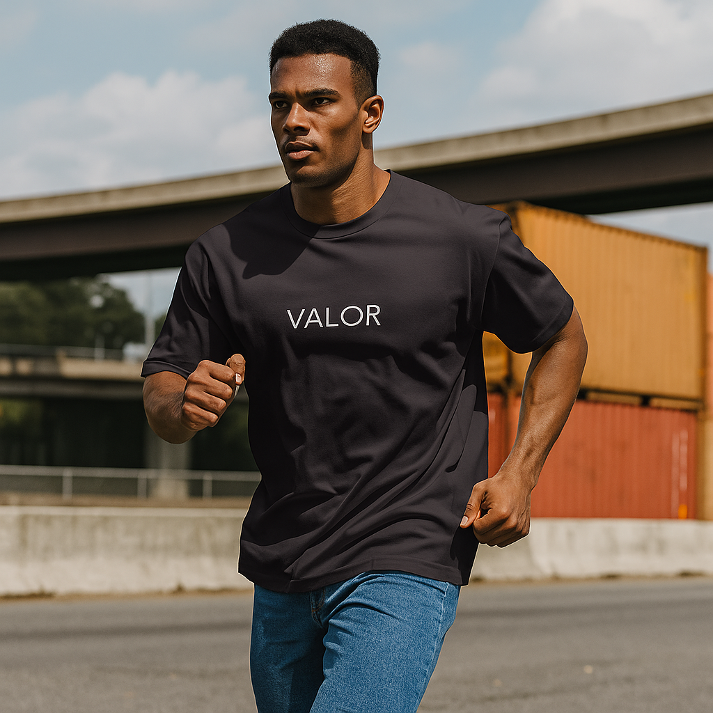 VALOR – Invictus tee shirt oversize noir