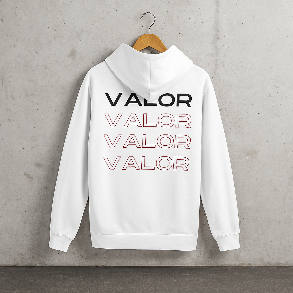 VALOR – Street Repeat pull blanc