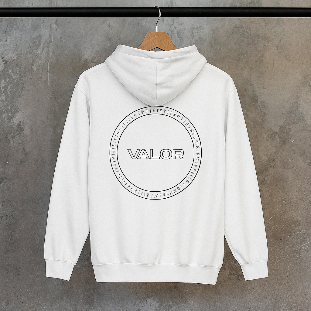 VALOR – Runic Circle pull blanc